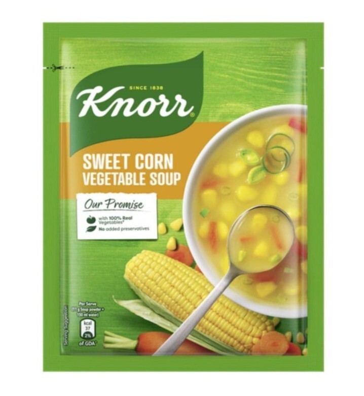 Knorr sweet corn vegetable soup