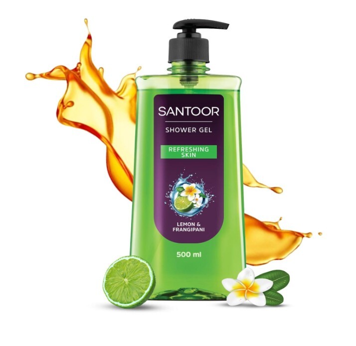 Santoor Lemon shower gel